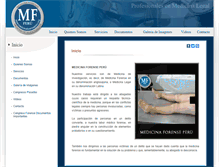 Tablet Screenshot of medicinaforenseperu.org